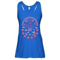 Feminist Af Empowert Support Power Support She Gift Ladies Essential Flowy Tank