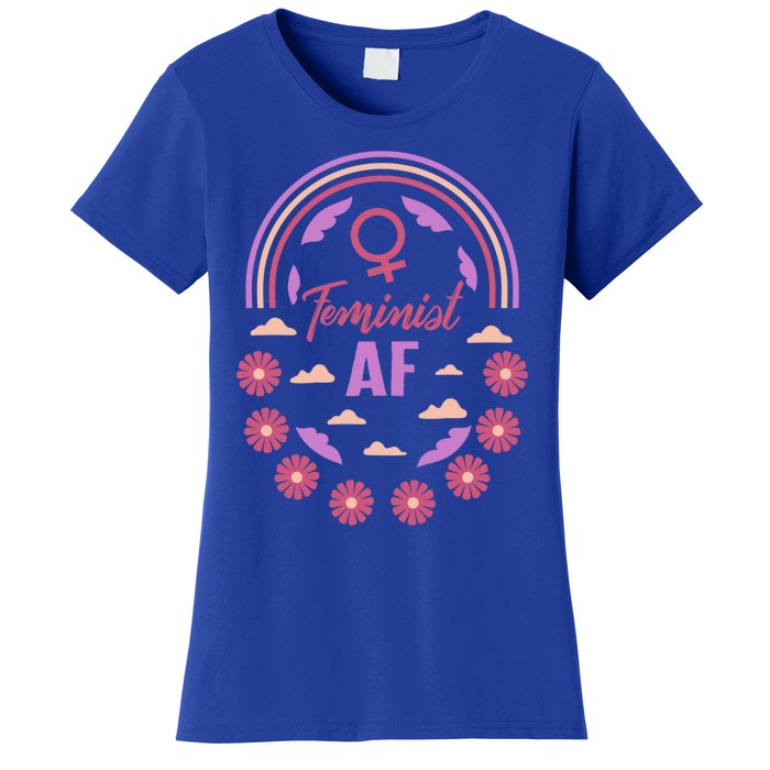 Feminist Af Empowert Support Power Support She Gift Women's T-Shirt