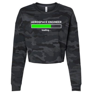 Funny Aerospace Engineer Gift Student College Rocket Science Gift Cropped Pullover Crew