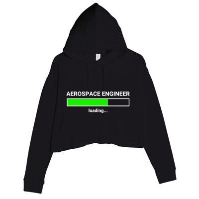 Funny Aerospace Engineer Gift Student College Rocket Science Gift Crop Fleece Hoodie