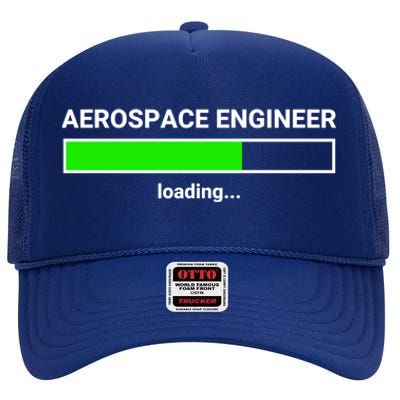 Funny Aerospace Engineer Gift Student College Rocket Science Gift High Crown Mesh Back Trucker Hat