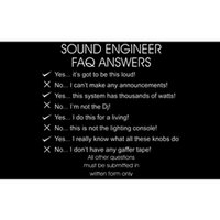 Funny Audio Engineer Definition Sound Technician Guy Gift Bumper Sticker