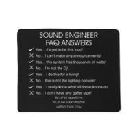 Funny Audio Engineer Definition Sound Technician Guy Gift Mousepad