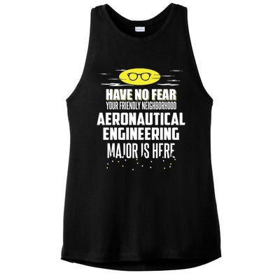 Funny Aeronautical Engineering Major Cute Gift Have No Fear Cute Gift Ladies PosiCharge Tri-Blend Wicking Tank