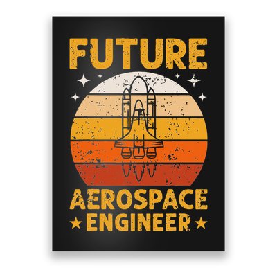 Future Aerospace Engineer Fun Rocket Science Kids Boys Girls Poster