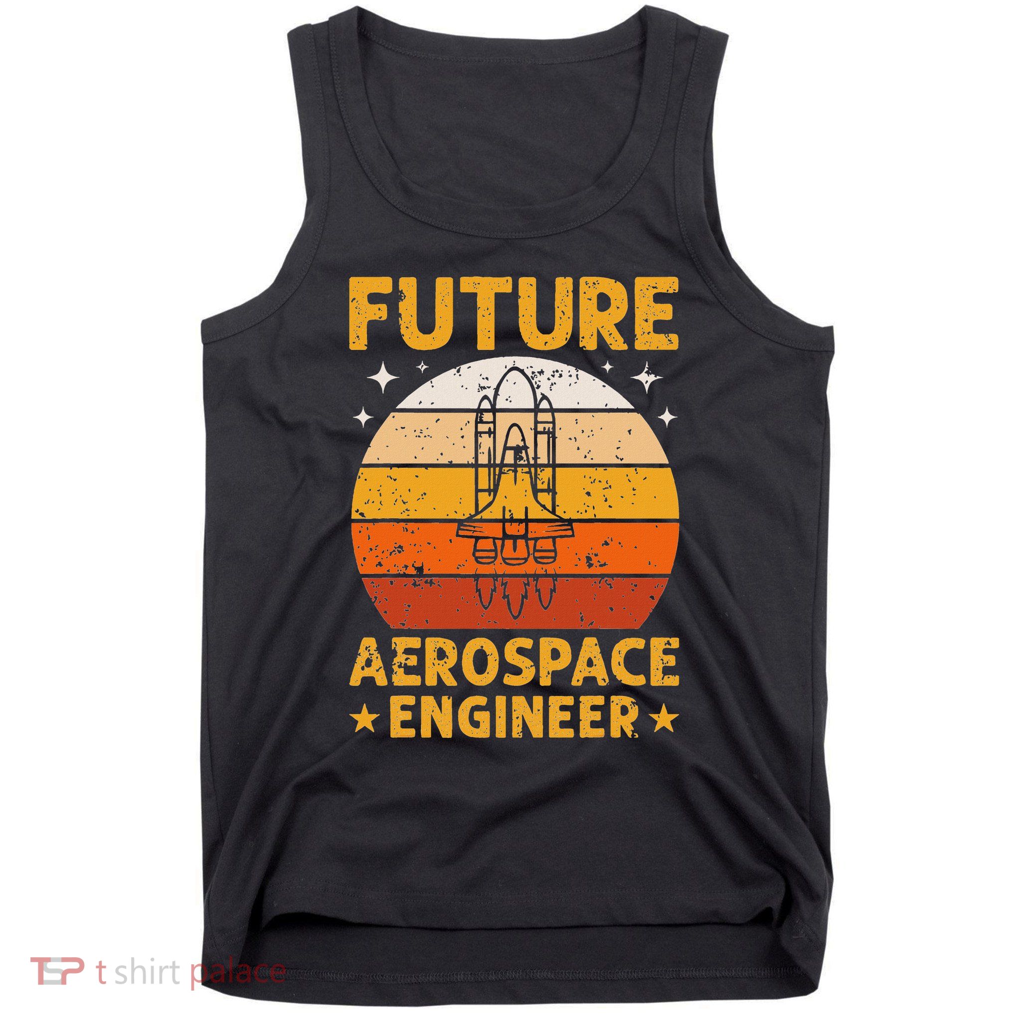 Future Aerospace Engineer Fun Rocket Science Kids Boys Girls Tank Top