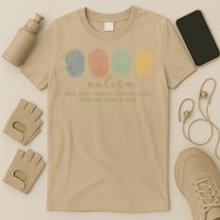 Fingerprint Autism Each Print Tells A Different Story T-Shirt