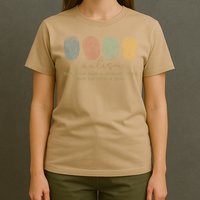 Fingerprint Autism Each Print Tells A Different Story T-Shirt