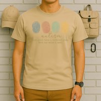 Fingerprint Autism Each Print Tells A Different Story T-Shirt