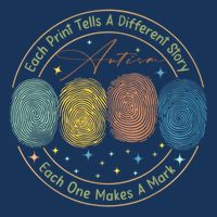 Fingerprint Autism Each Print Tells A Different Story 16 in Basic Backpack