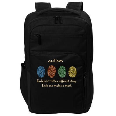 Fingerprint Autism Each Print Tells A Different Story Impact Tech Backpack