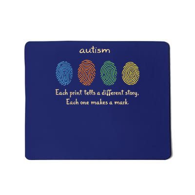 Fingerprint Autism Each Print Tells A Different Story Mousepad