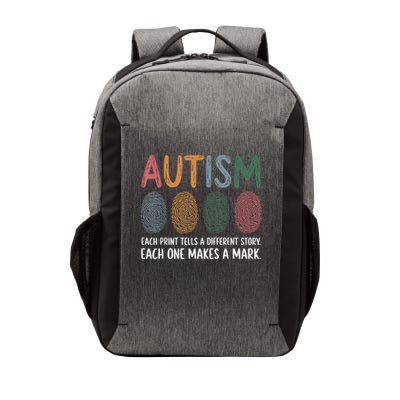 Fingerprint Autism Each Print Tells A Different Story Vector Backpack