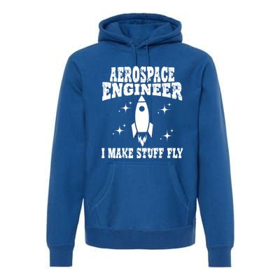 Funny Aerospace Engineer Dad Mom Space Humor Dad Joke Gift Premium Hoodie