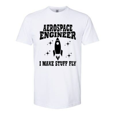 Funny Aerospace Engineer Dad Mom Space Humor Dad Joke Gift Softstyle CVC T-Shirt