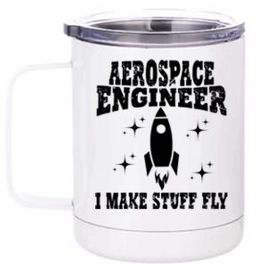 Funny Aerospace Engineer Dad Mom Space Humor Dad Joke Gift 12 oz Stainless Steel Tumbler Cup