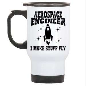 Funny Aerospace Engineer Dad Mom Space Humor Dad Joke Gift Stainless Steel Travel Mug