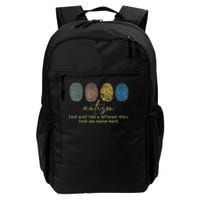 Fingerprint Autism Each Print Tells A Different Story Daily Commute Backpack