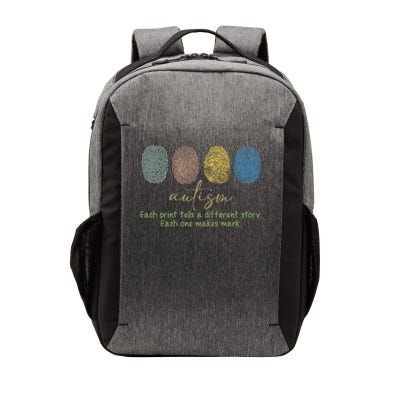 Fingerprint Autism Each Print Tells A Different Story Vector Backpack