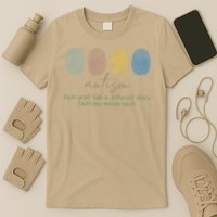 Fingerprint Autism Each Print Tells A Different Story T-Shirt