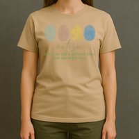 Fingerprint Autism Each Print Tells A Different Story T-Shirt
