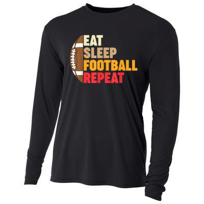 Funny American Football For Football Player Cooling Performance Long Sleeve Crew