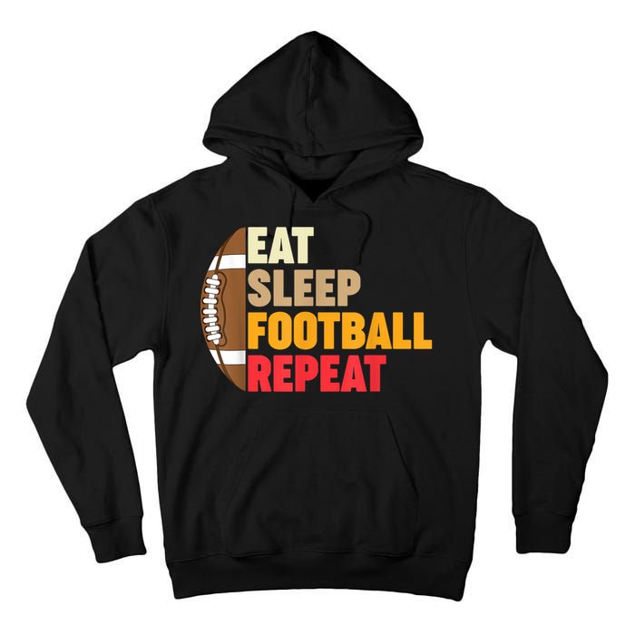 Funny American Football For Football Player Tall Hoodie