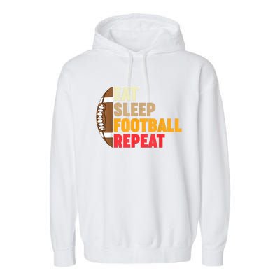 Funny American Football For Football Player Garment-Dyed Fleece Hoodie