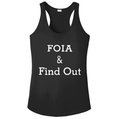 Foia And Find Out Ladies PosiCharge Competitor Racerback Tank