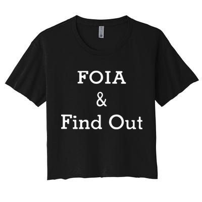 Foia And Find Out Crop Top