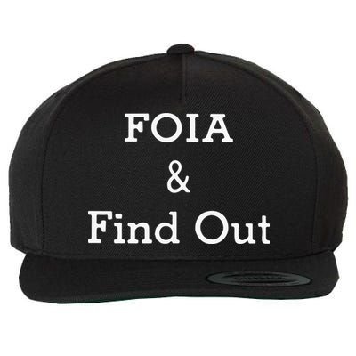 Foia And Find Out Wool Snapback Cap