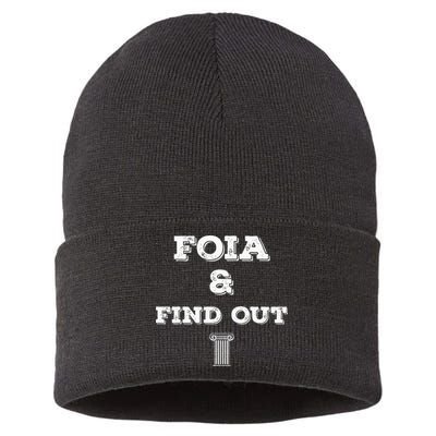 Foia And Find Out Sustainable Knit Beanie