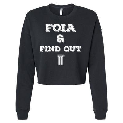 Foia And Find Out Cropped Pullover Crew