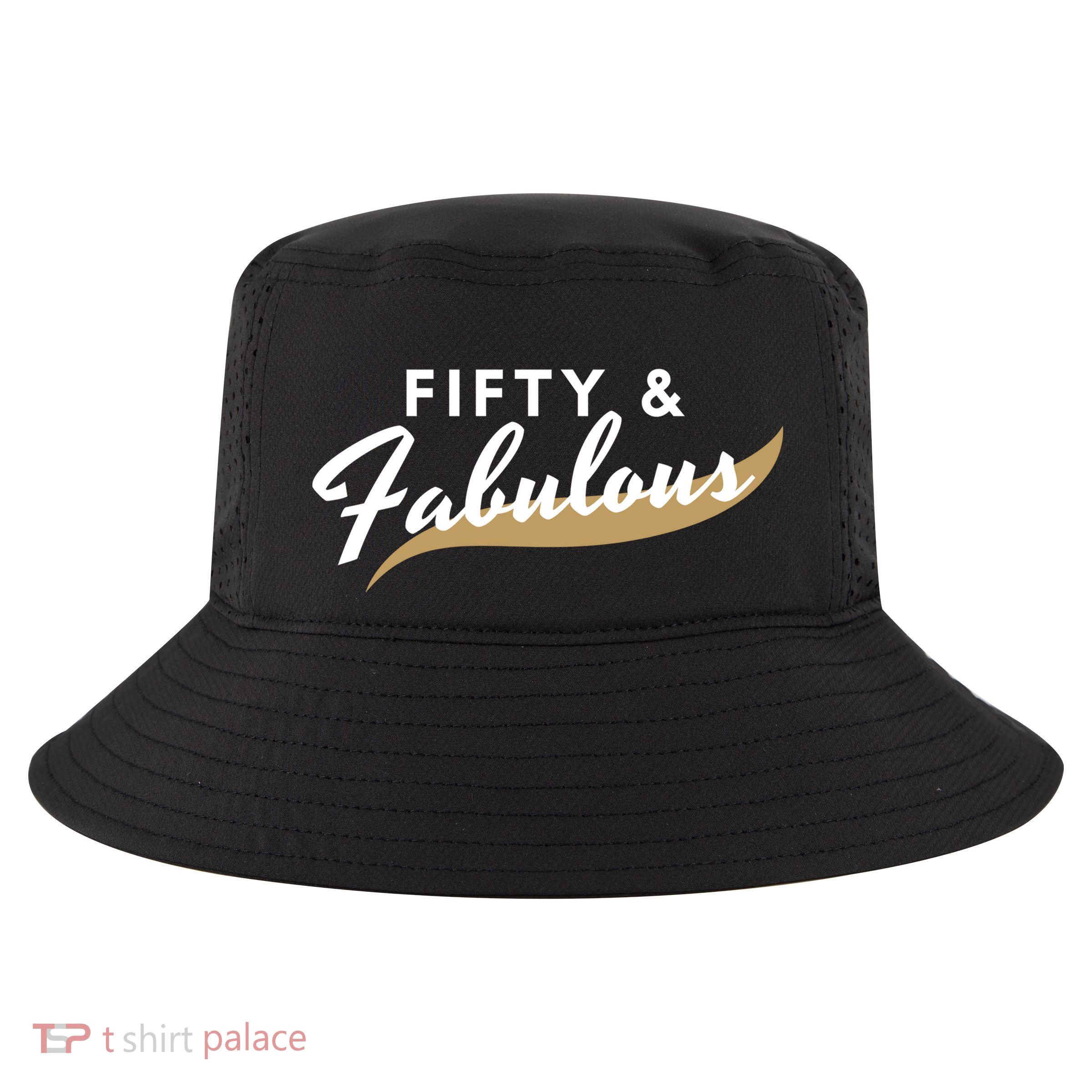 Fifty And Fabulous Cool Comfort Performance Bucket Hat
