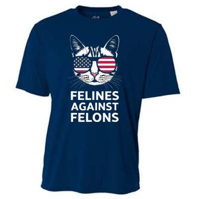 Felines Against Felons Kamala Harris Cooling Performance Crew T-Shirt