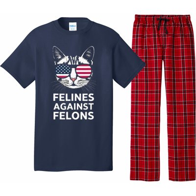 Felines Against Felons Kamala Harris Pajama Set