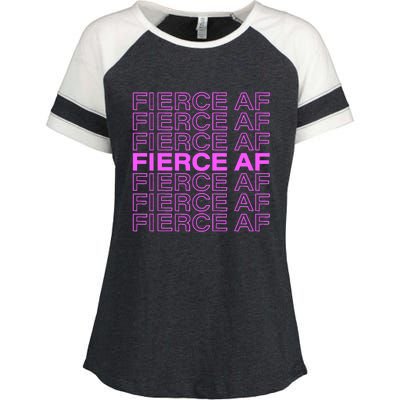 Fierce AF Enza Ladies Jersey Colorblock Tee