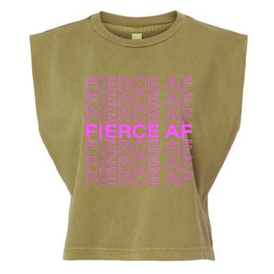 Fierce AF Garment-Dyed Women's Muscle Tee