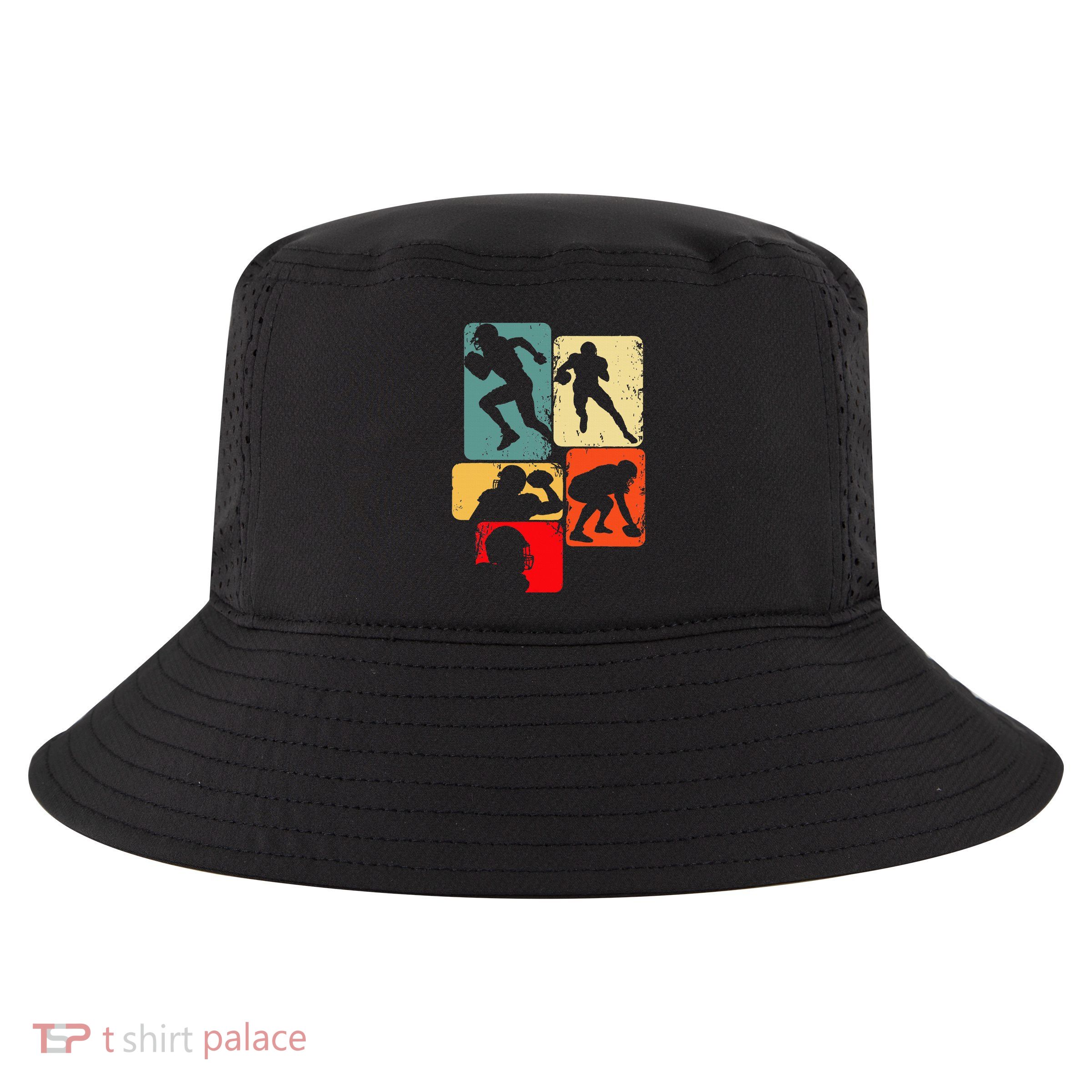 Football American Football Cool Comfort Performance Bucket Hat
