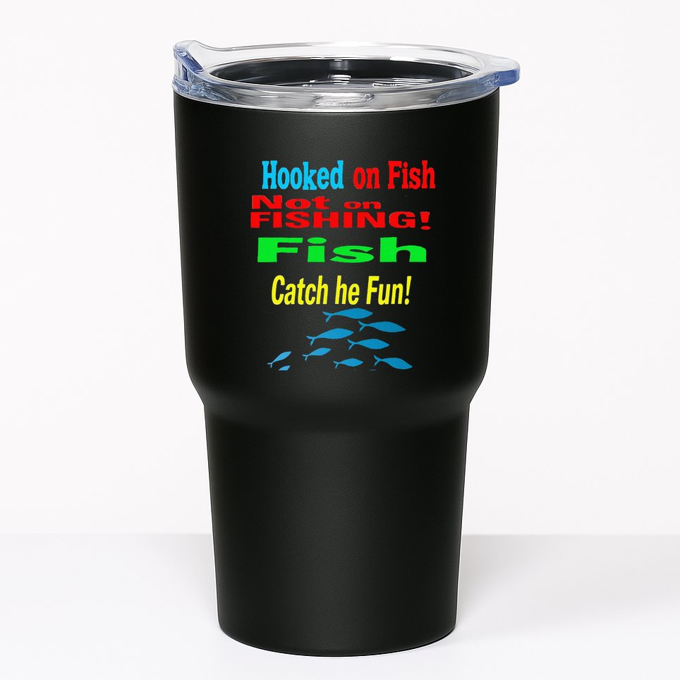 Fish And Fishing Boats Clipart Tumbler