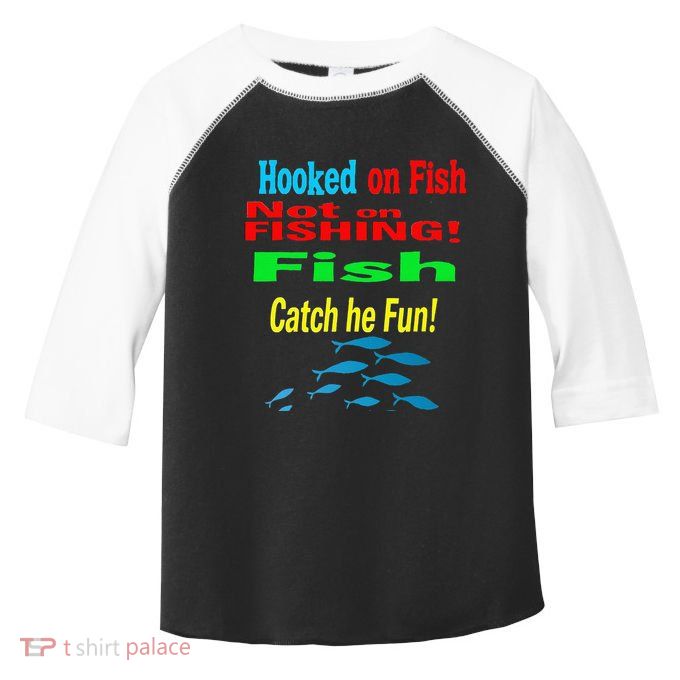 Fish And Fishing Boats Clipart Toddler Fine Jersey T-Shirt