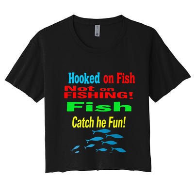 Fish And Fishing Boats Clipart Crop Top
