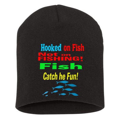 Fish And Fishing Boats Clipart Short Acrylic Beanie