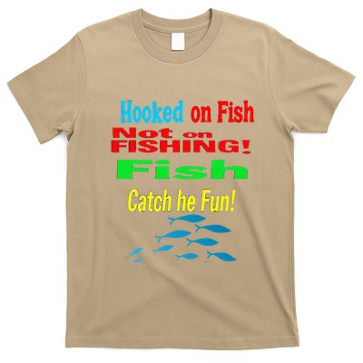 Fish And Fishing Boats Clipart T-Shirt