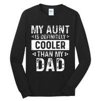 Funny Aun For Boy Girl Auntie Niece Nephew Tall Long Sleeve T-Shirt