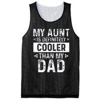 Funny Aun For Boy Girl Auntie Niece Nephew Mesh Reversible Basketball Jersey Tank