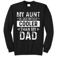 Funny Aun For Boy Girl Auntie Niece Nephew Tall Sweatshirt