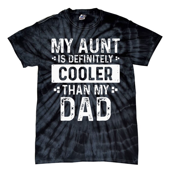 Funny Aun For Boy Girl Auntie Niece Nephew Tie-Dye T-Shirt