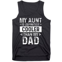 Funny Aun For Boy Girl Auntie Niece Nephew Tank Top