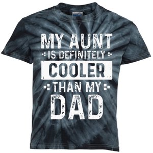 Funny Aun For Boy Girl Auntie Niece Nephew Kids Tie-Dye T-Shirt